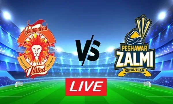 Peshawar Zalmi vs Islamabad United Match Live Streaming