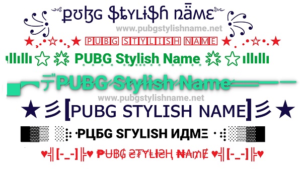 PUBG Stylish Name Generator Tool - Nickfinder