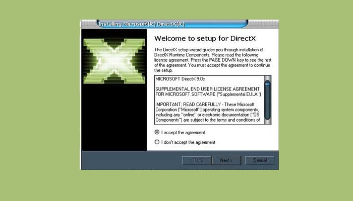 DirectX 9 Offline Installer Download for PC