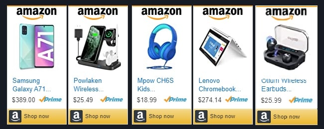 Amazon Ads Unit Amazon Ads Unit