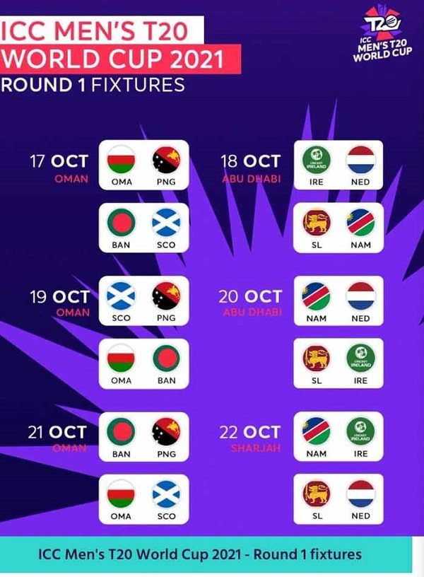 T20 World Cup Schedule Announced, When Will the Pak-India Match? T20 World Cup Schedule Announced, When Will the Pak-India Match?