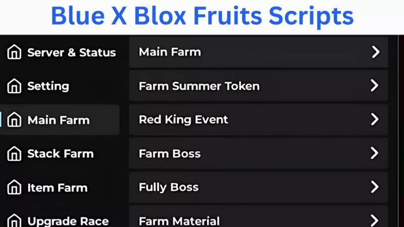 Blue X Script Blox Fruits [No Key] – Auto Farm