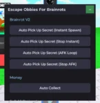 Escape Obbies For Brainrots Script Working | Auto Pickup, Auto Collect & Auto Sell Roblox