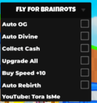 Fly for Brainrots Script Keyless