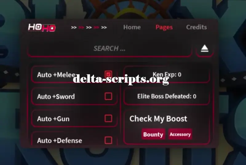 HoHo Hub Script Blox Fruits Script – Auto Farm, Fruit ESP