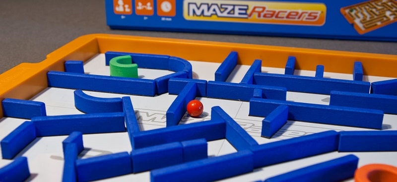 Maze Racers game for 5 year olds