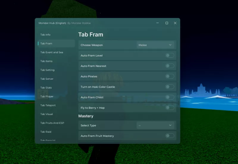 Monster Hub Script No Key for Blox Fruits