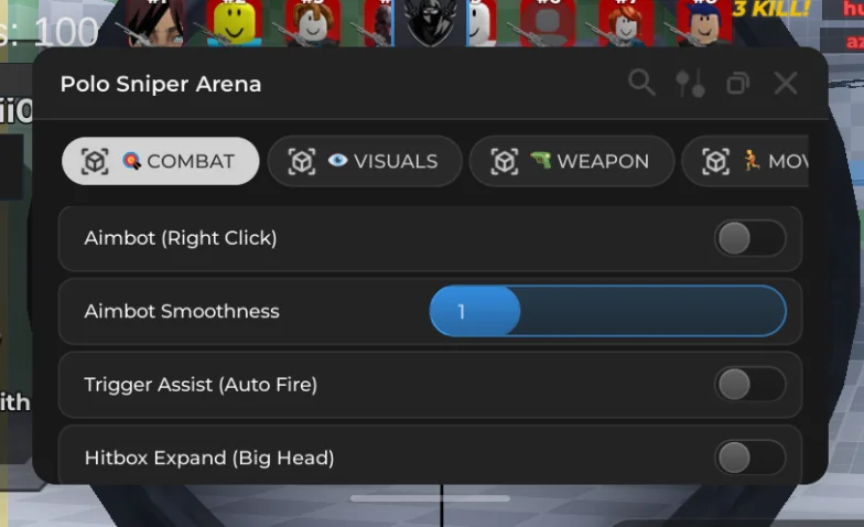 [Keyless] Sniper Arena Script – ESP, Aimbot, Auto Fire