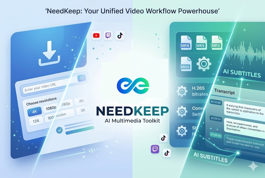 Need Keep Best Free AI Video Downloader & Converter