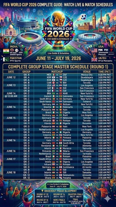 FIFA World Cup 2026 Match Schedule