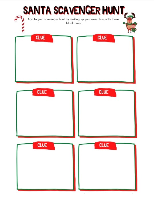 Santa's Scavenger Hunt